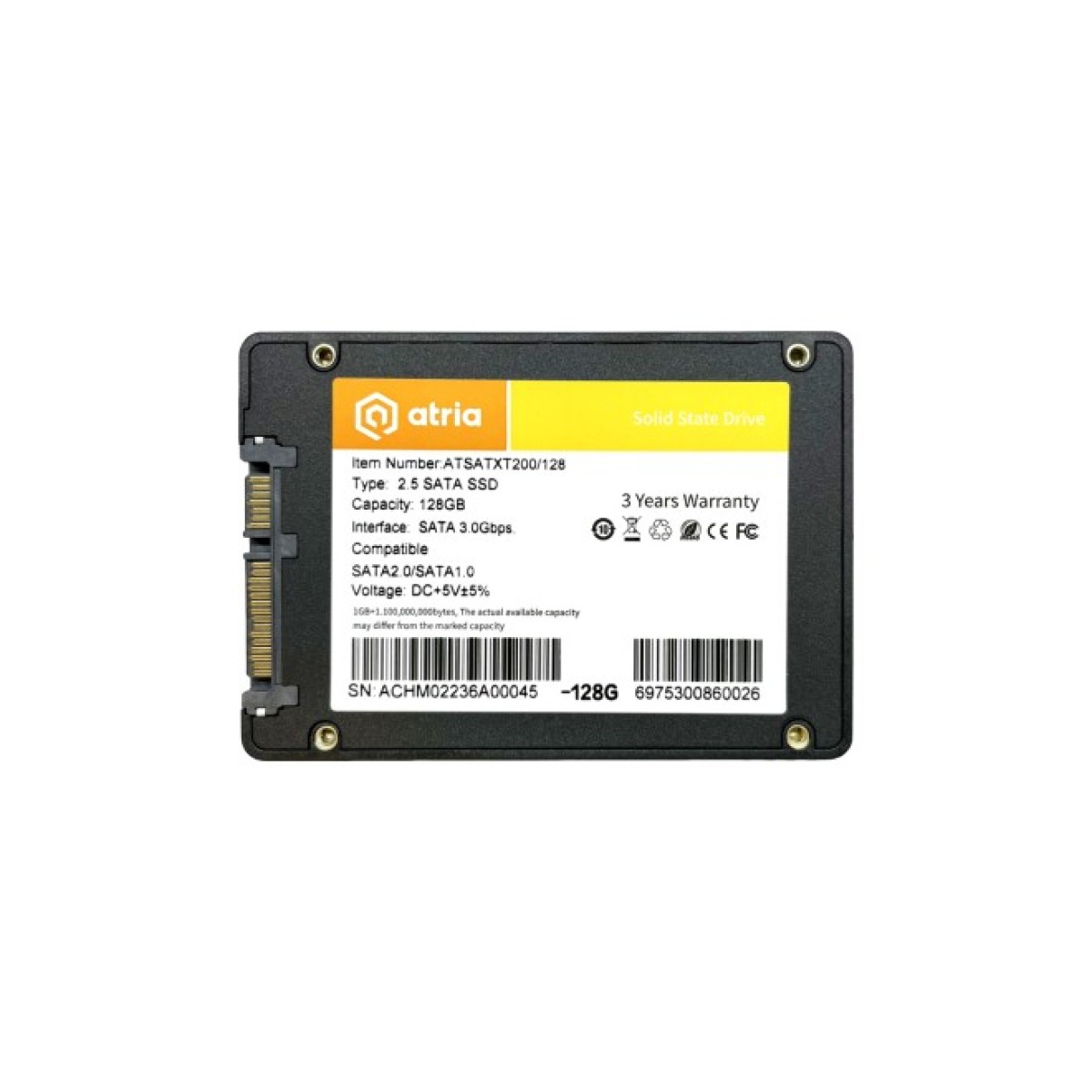 Накопичувач SSD 2.5" 128GB XT200 ATRIA (ATSATXT200/128) 98_98.jpg - фото 3