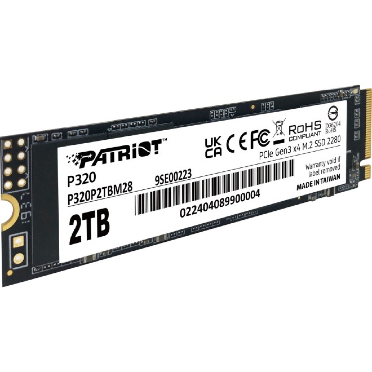 Накопичувач SSD M.2 2280 2TB Patriot (P320P2TBM28) 98_98.jpg - фото 4