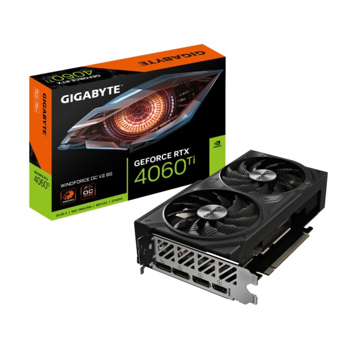 Відеокарта GIGABYTE GeForce RTX4060Ti 8Gb WINDFORCE OC (GV-N406TWF2OCV2-8GD) 98_98.jpg - фото 5