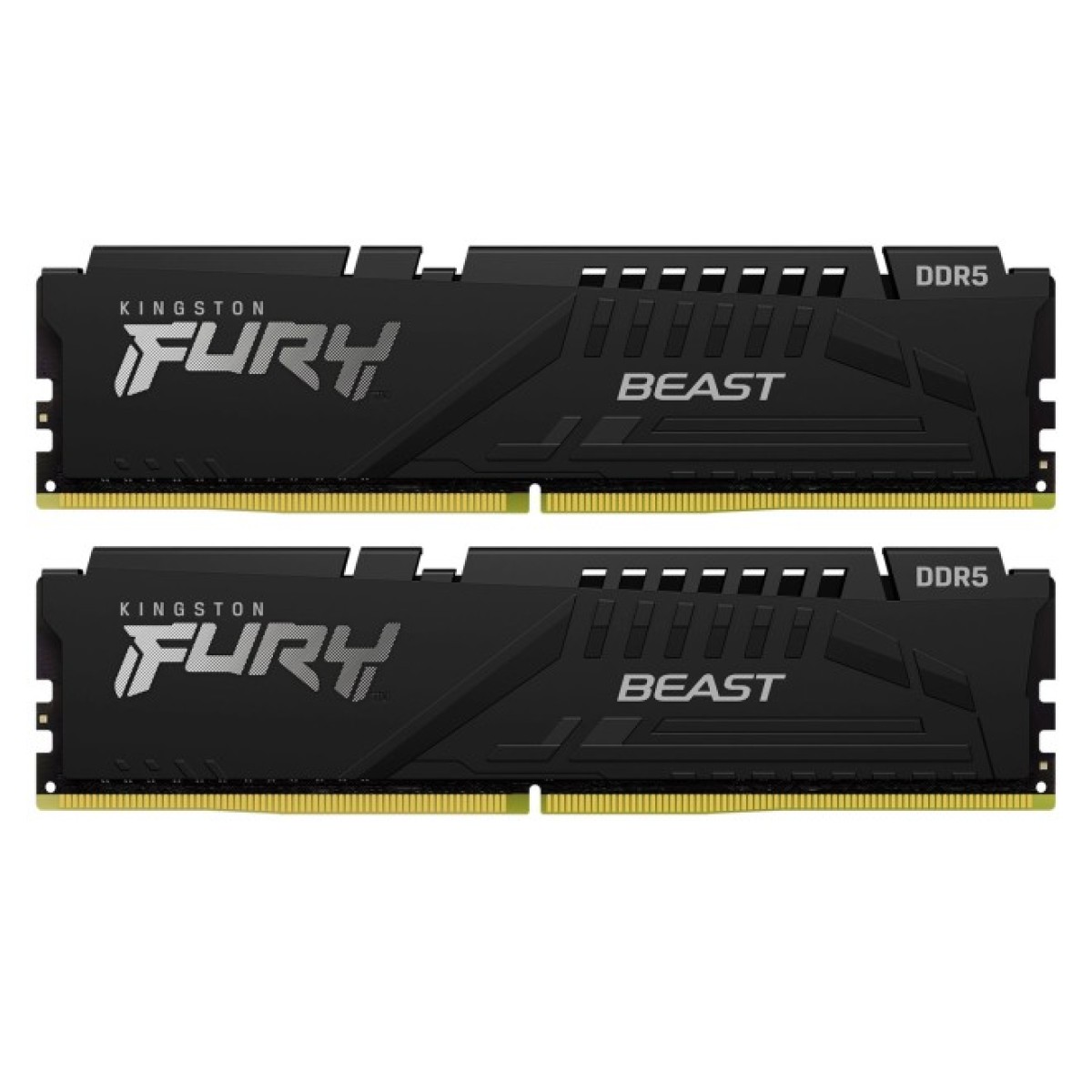 Модуль памяти для компьютера DDR5 32GB (2x16GB) 6800 MHz Beast Black Kingston Fury (ex.HyperX) (KF568C34BBK2-32) 256_256.jpg