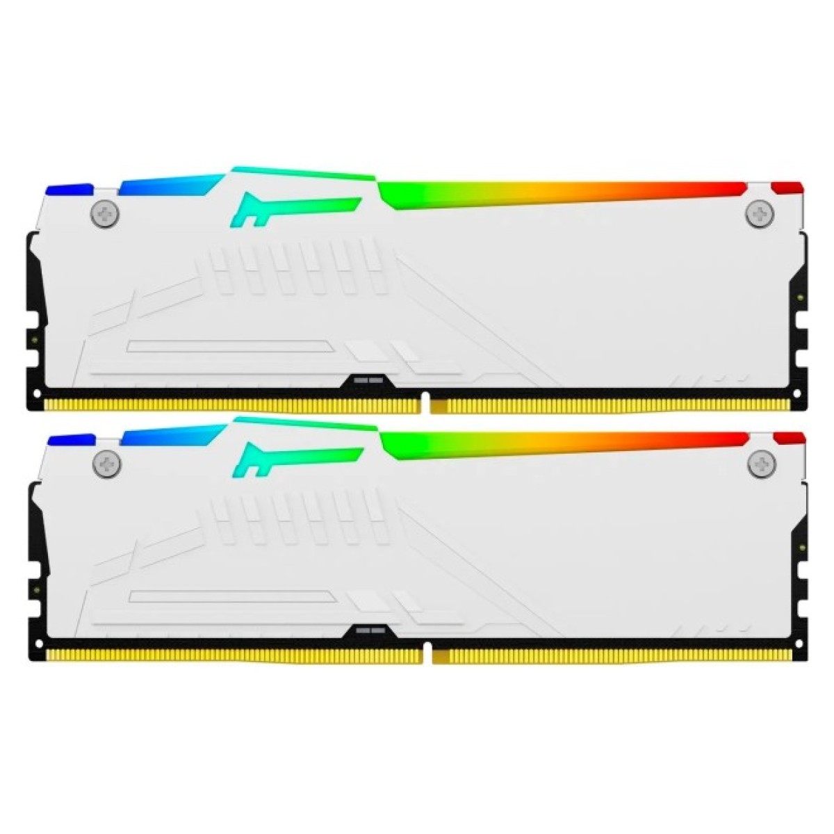 Модуль пам'яті для комп'ютера DDR5 32GB (2x16GB) 6800 MHz Beast White RGB XMP Kingston Fury (ex.HyperX) (KF568C34BWAK2-32) 98_98.jpg - фото 4