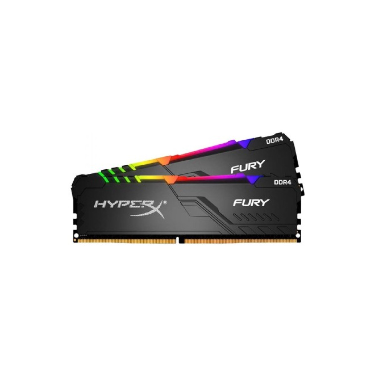 Модуль пам'яті для комп'ютера DDR4 16GB (2x8GB) 3200 MHz HyperX FURY RGB Kingston Fury (ex.HyperX) (HX432C16FB3AK2/16) 98_98.jpg - фото 4