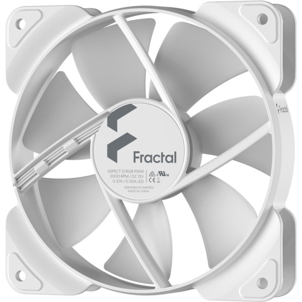 Кулер для корпуса Fractal Design Aspect 12 RGB PWM White Frame (FD-F-AS1-1209) 98_98.jpg - фото 3