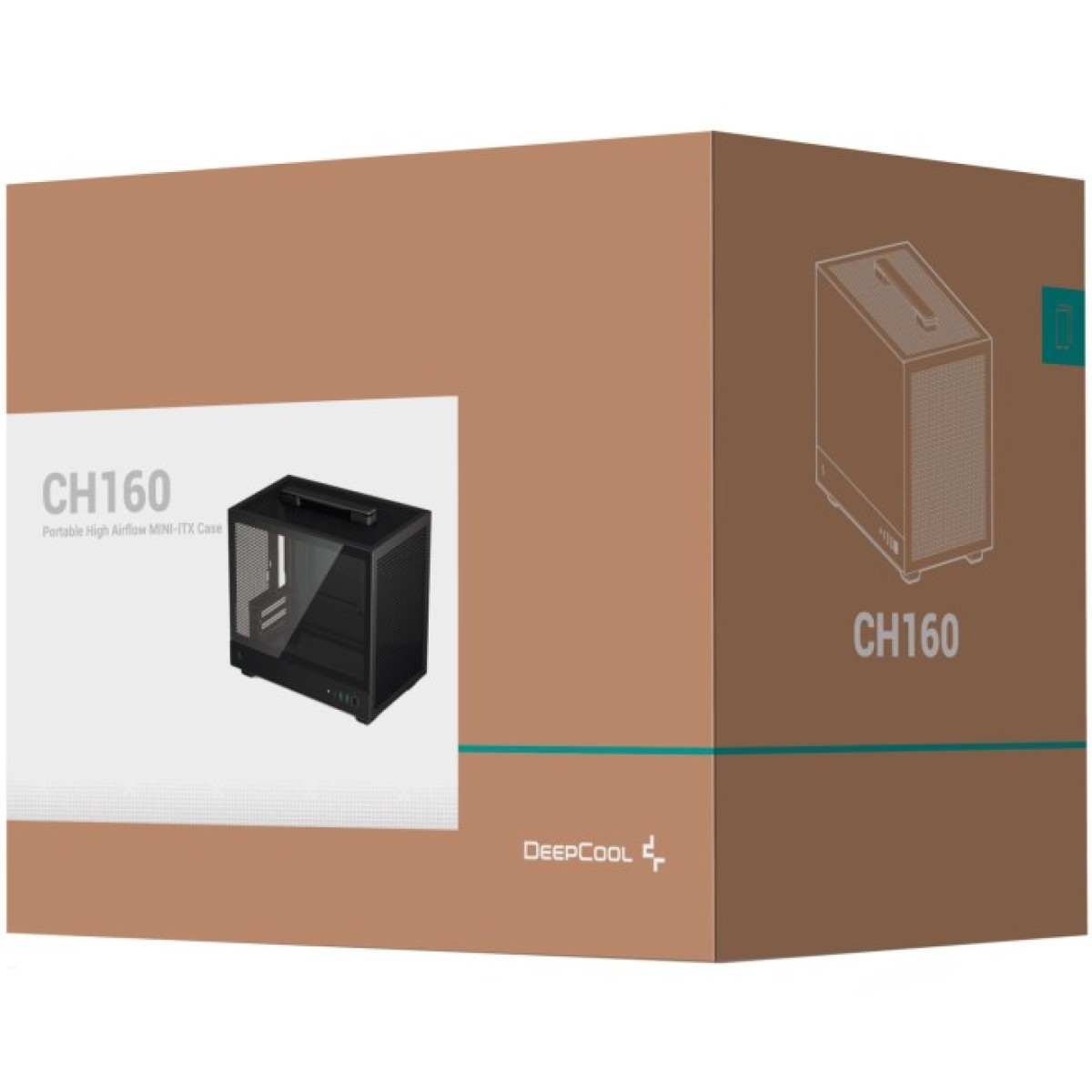 Корпус Deepcool CH160 Black (R-CH160-BKNGI0-G-1) 98_98.jpg - фото 9