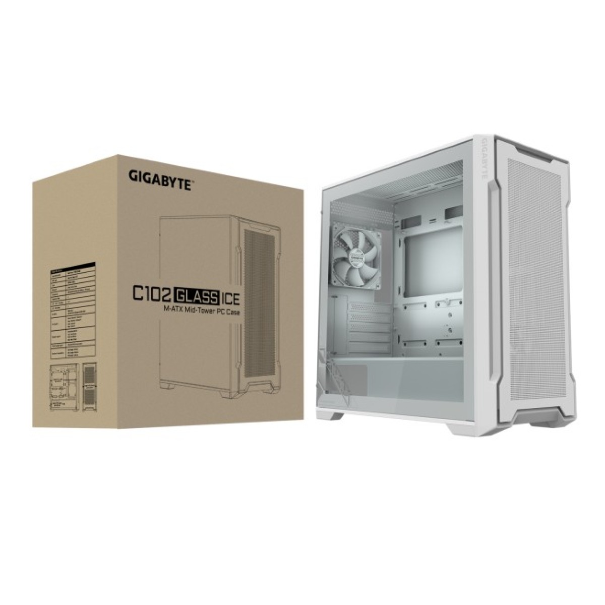 Корпус GIGABYTE GIGABYTE C102 GLASS ICE 98_98.jpg - фото 3