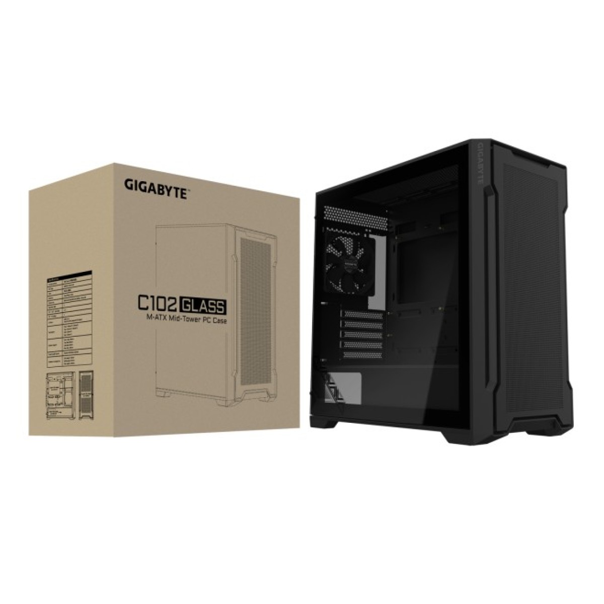 Корпус GIGABYTE GIGABYTE C102 GLASS 98_98.jpg - фото 2