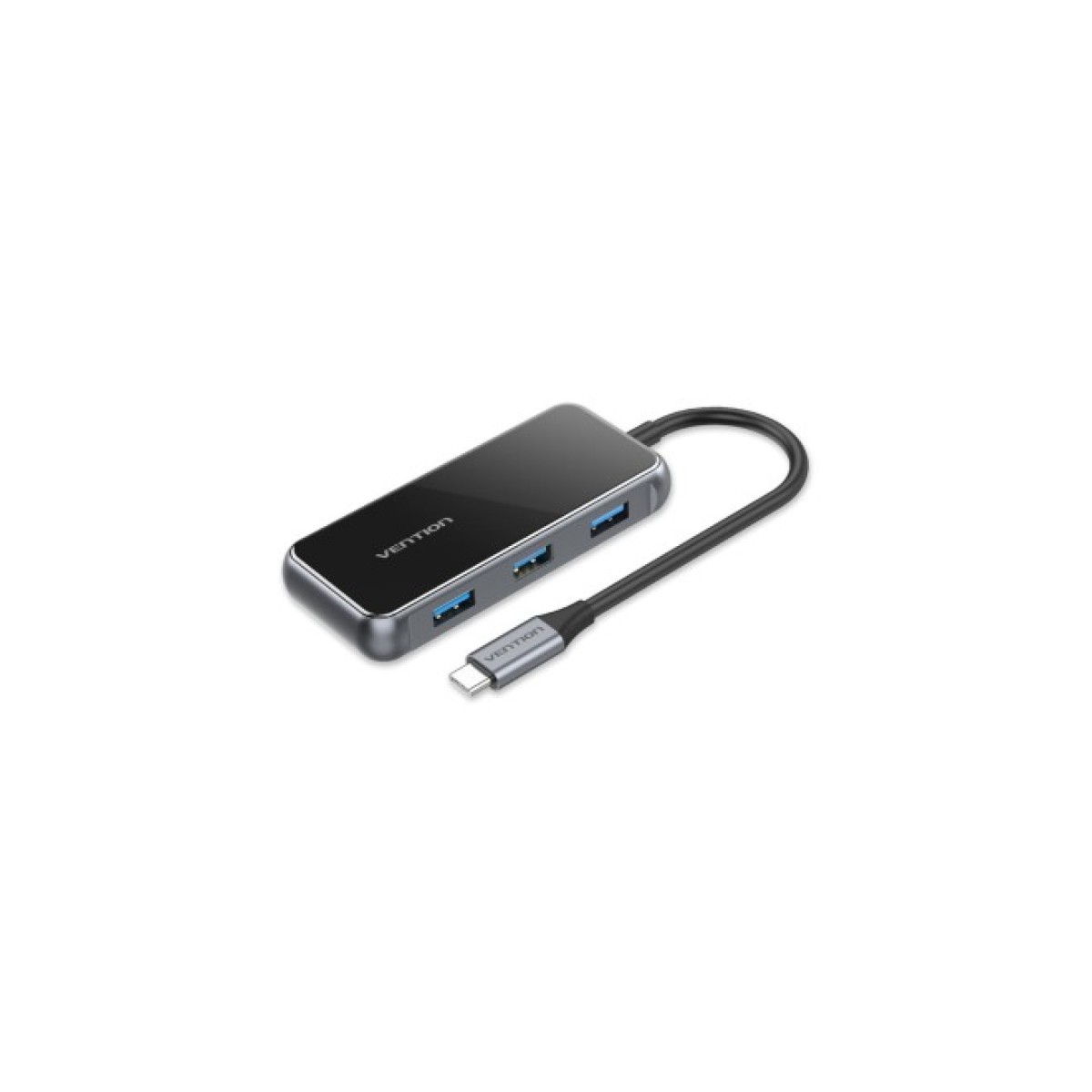 Концентратор Vention USB 3.1 Type-C to HDMI 4K60Hz/USB 3.0х3/RJ45/PD 87W 6-in-1 Mirrored Surface (TFFHB) 256_256.jpg