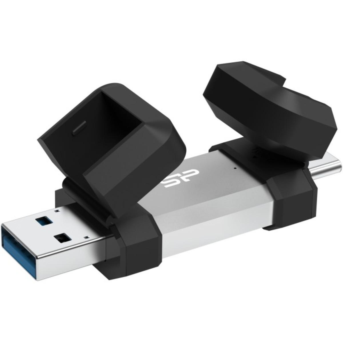 USB флеш накопитель Silicon Power USB 64G SILICON POWER usb3.2+TypeC Mobile C51 (SP064GBUC3C51V1S) 98_98.jpg - фото 1