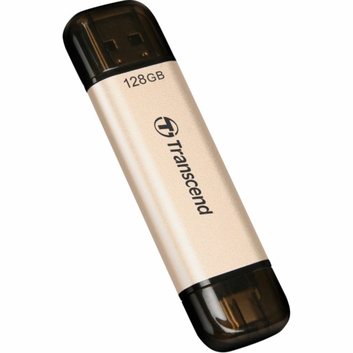 USB флеш накопичувач Transcend 128GB JetFlash 930 Gold-Black USB 3.2/Type-C (TS128GJF930C) 98_98.jpg - фото 3