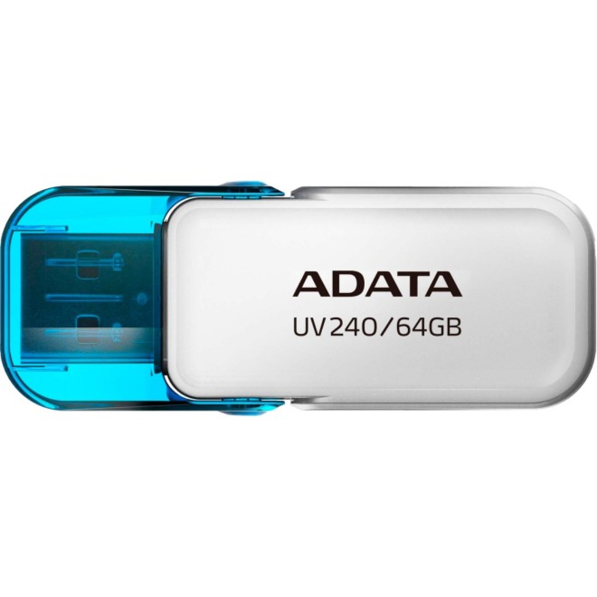 USB флеш накопитель ADATA 64GB AUV 240 White USB 2.0 (AUV240-64G-RWH) 98_98.jpg - фото 2