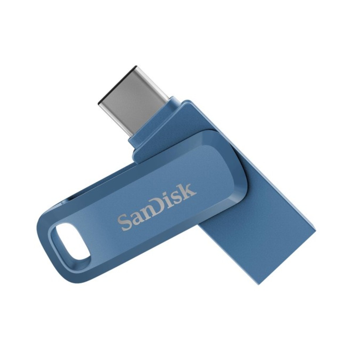 USB флеш накопитель SanDisk 64GB Dual Drive Go Navy Blue USB 3.1 + Type-C (SDDDC3-064G-G46NB) 98_98.jpg - фото 2