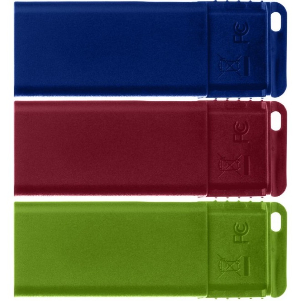 USB флеш накопичувач Verbatim 3x16GB Slider Red/Blue/Green USB 2.0 (49326) 98_98.jpg - фото 4