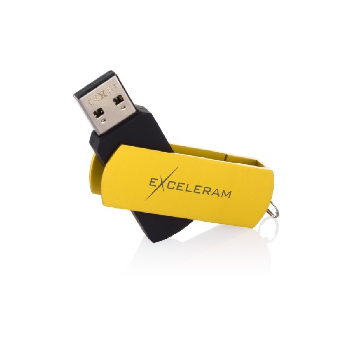 USB флеш накопичувач eXceleram 32GB P2 Series Yellow2/Black USB 2.0 (EXP2U2Y2B32) 98_98.jpg - фото 2