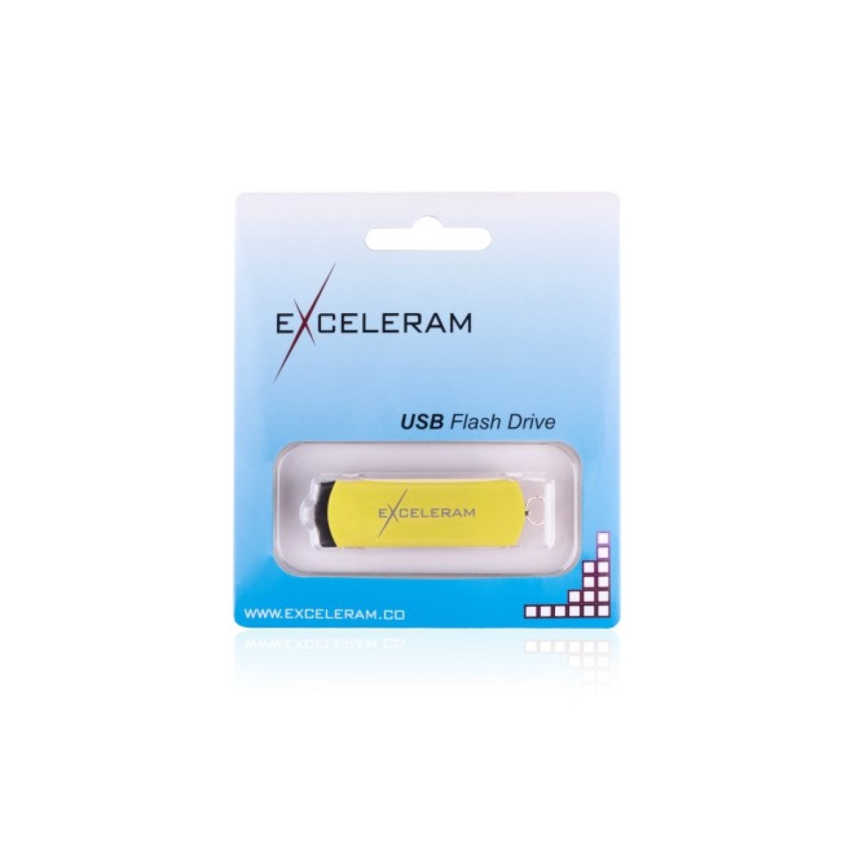 USB флеш накопитель eXceleram 32GB P2 Series Yellow2/Black USB 2.0 (EXP2U2Y2B32) 98_98.jpg - фото 3