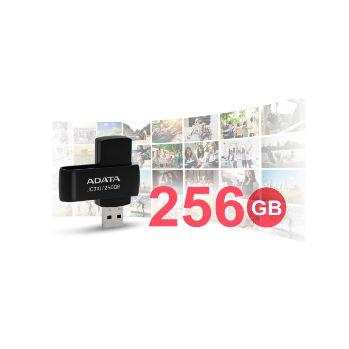 USB флеш накопитель ADATA 256GB UC310 Black USB 3.0 (UC310-256G-RBK) 98_98.jpg - фото 6