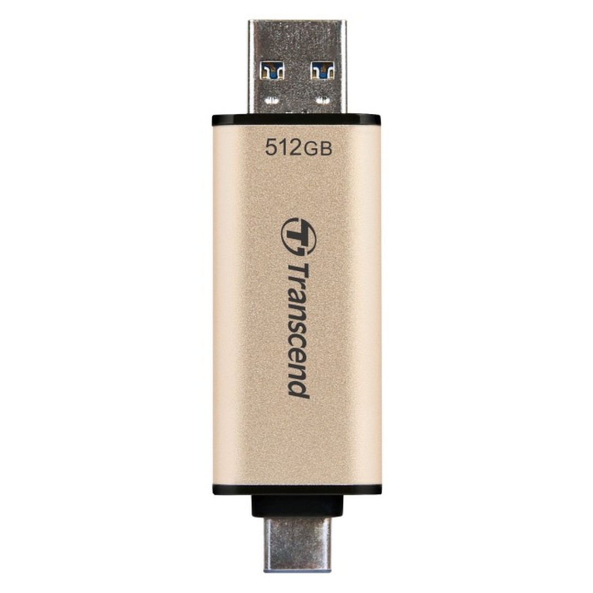 USB флеш накопитель Transcend 512GB JetFlash 930C Gold-Black USB 3.2/Type-C (TS512GJF930C) 256_256.jpg