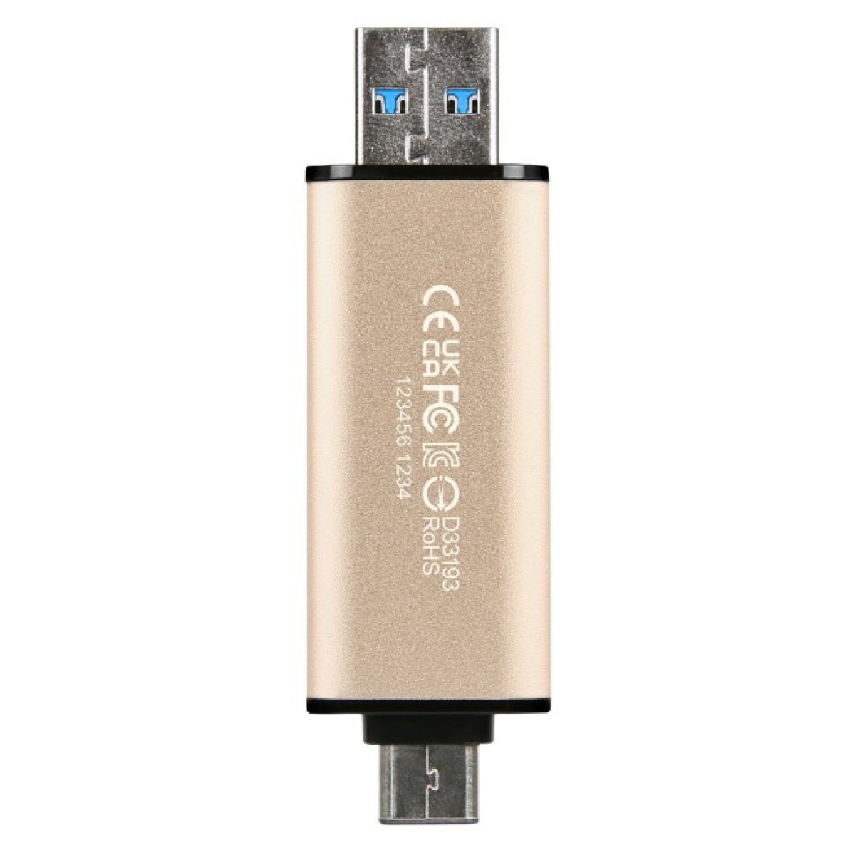 USB флеш накопичувач Transcend 512GB JetFlash 930C Gold-Black USB 3.2/Type-C (TS512GJF930C) 98_98.jpg - фото 2