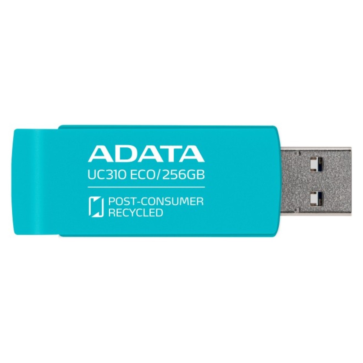 USB флеш накопитель ADATA 256GB UC310 Eco Green USB 3.2 (UC310E-256G-RGN) 98_98.jpg - фото 6