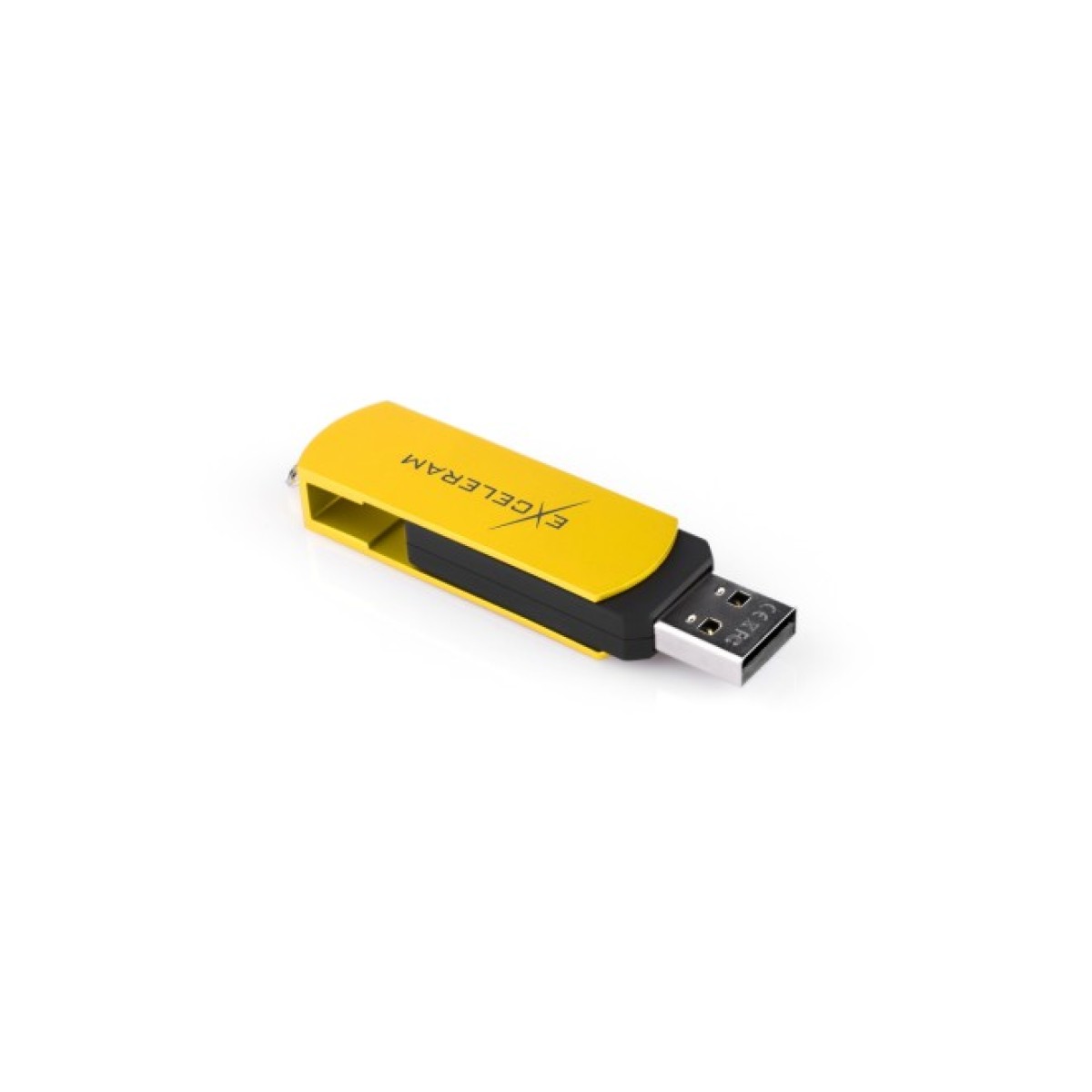 USB флеш накопитель eXceleram 32GB P2 Series Yellow2/Black USB 2.0 (EXP2U2Y2B32) 98_98.jpg - фото 4