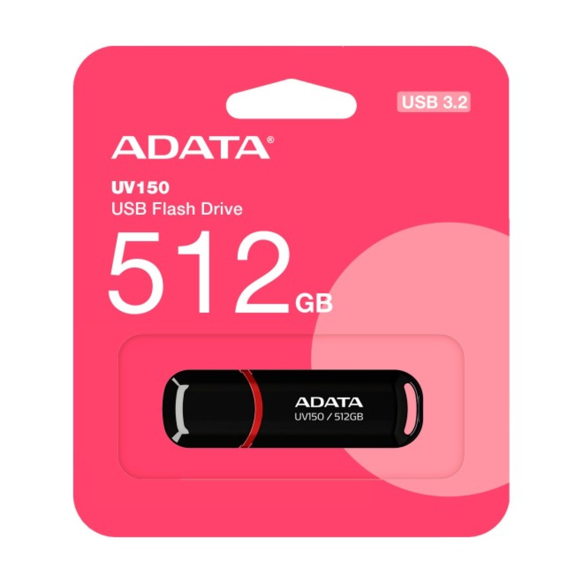 USB флеш накопитель ADATA 512GB UV150 Black USB 3.2 (AUV150-512G-RBK) 98_98.jpg - фото 2