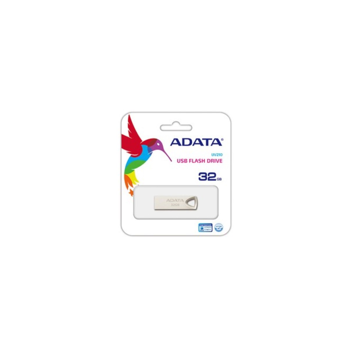 USB флеш накопичувач ADATA 32GB UV210 Metal Silver USB 2.0 (AUV210-32G-RGD) 98_98.jpg - фото 3