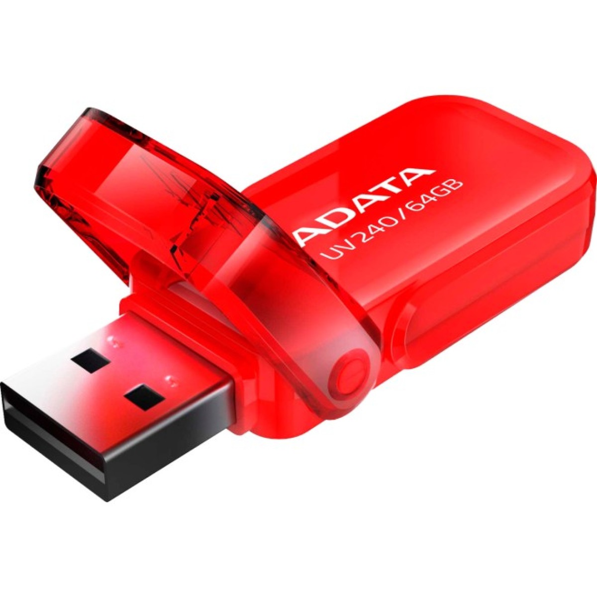 USB флеш накопитель ADATA 64GB AUV 240 Red USB 2.0 (AUV240-64G-RRD) 98_98.jpg - фото 1