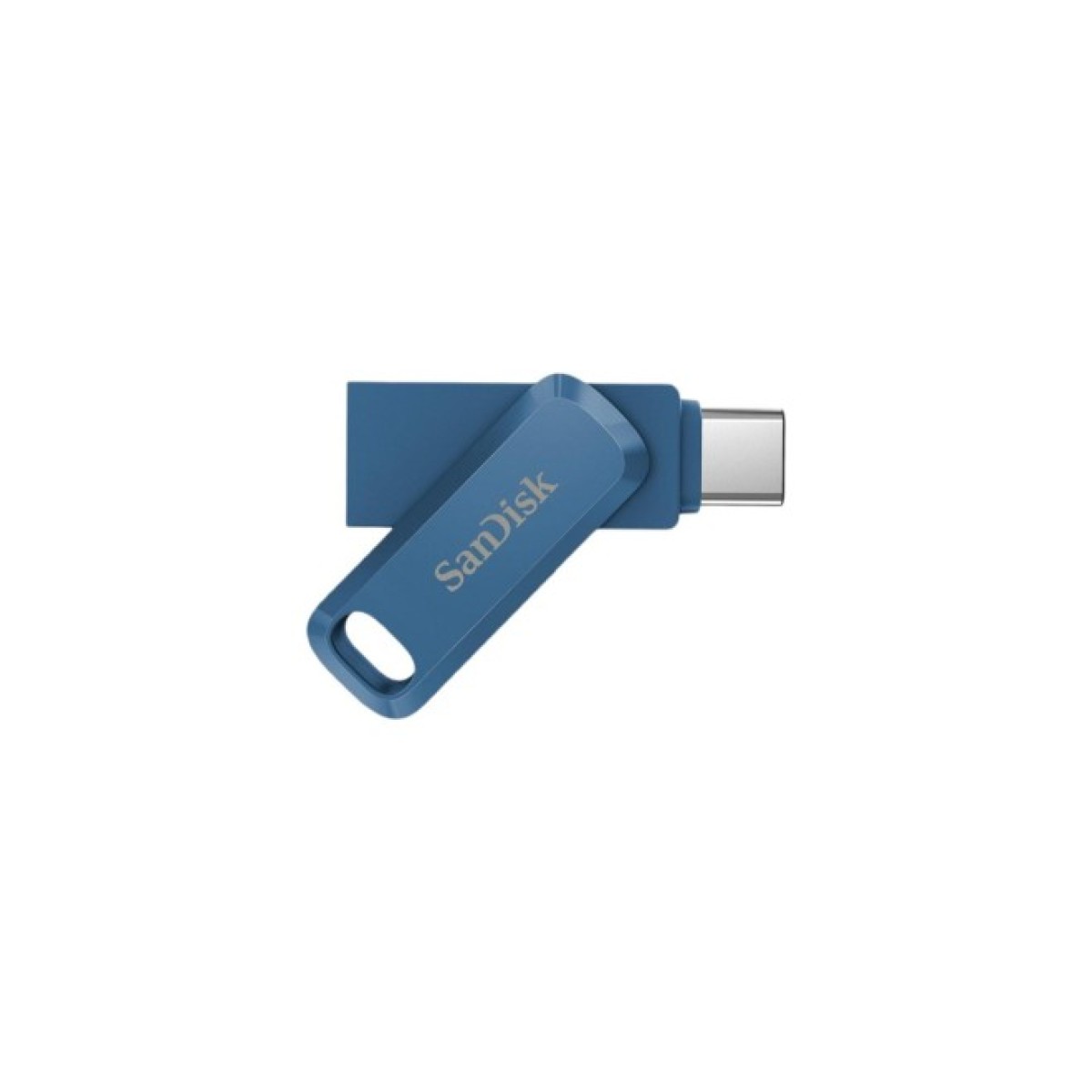 USB флеш накопитель SanDisk 64GB Dual Drive Go Navy Blue USB 3.1 + Type-C (SDDDC3-064G-G46NB) 98_98.jpg - фото 4