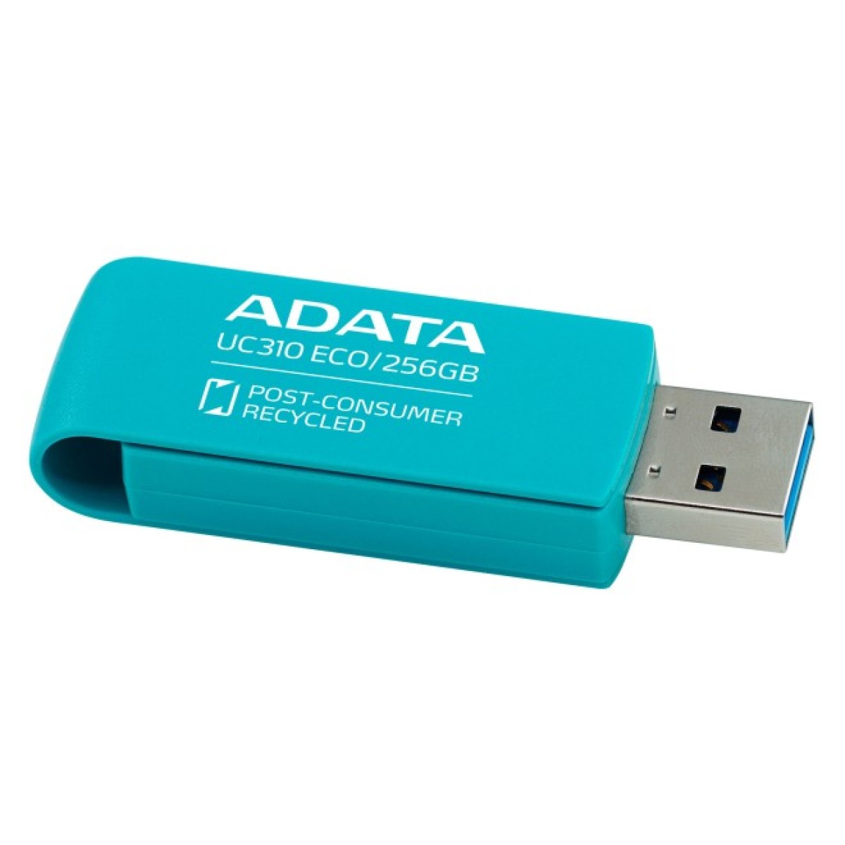 USB флеш накопитель ADATA 256GB UC310 Eco Green USB 3.2 (UC310E-256G-RGN) 98_98.jpg - фото 9