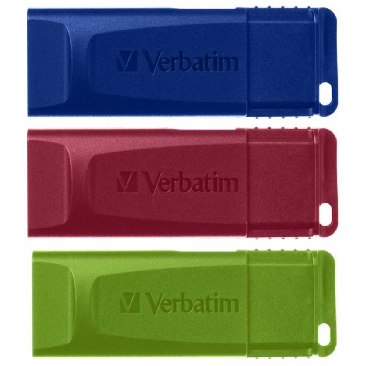 USB флеш накопичувач Verbatim 3x16GB Slider Red/Blue/Green USB 2.0 (49326) 98_98.jpg - фото 8