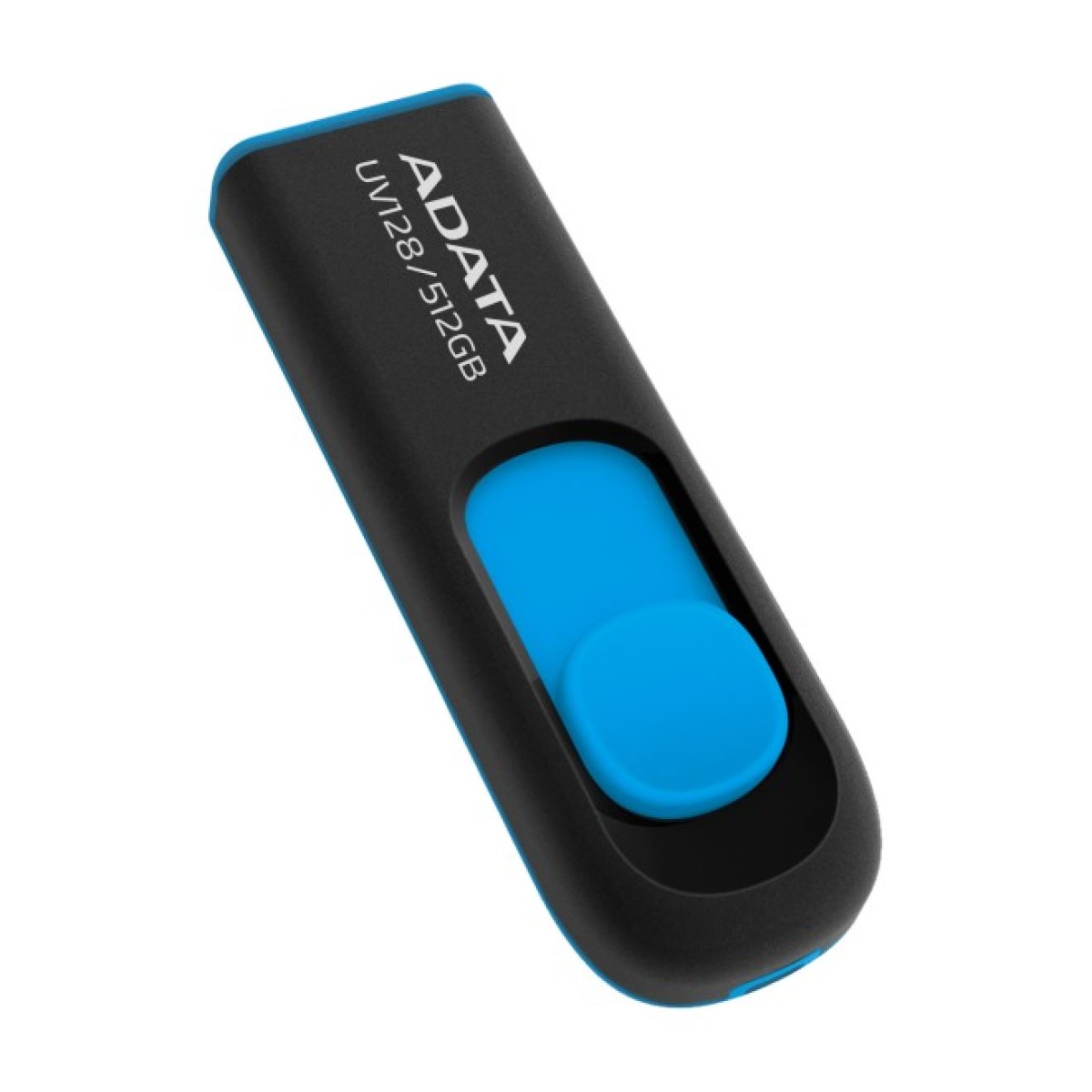 USB флеш накопичувач ADATA 512GB AUV 128 Black/Blue USB 3.2 (AUV128-512G-RBE) 98_98.jpg - фото 3