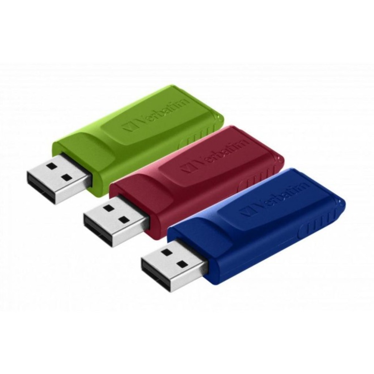 USB флеш накопитель Verbatim 3x16GB Slider Red/Blue/Green USB 2.0 (49326) 256_256.jpg