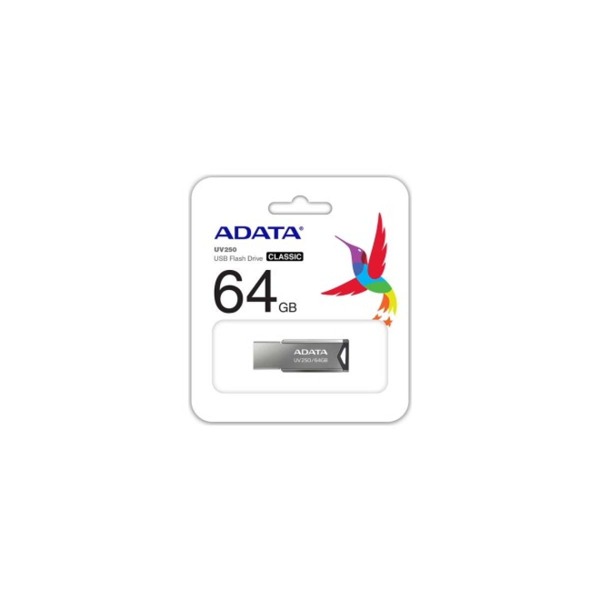 USB флеш накопитель ADATA 64GB AUV 250 Black USB 2.0 (AUV250-64G-RBK) 98_98.jpg - фото 3