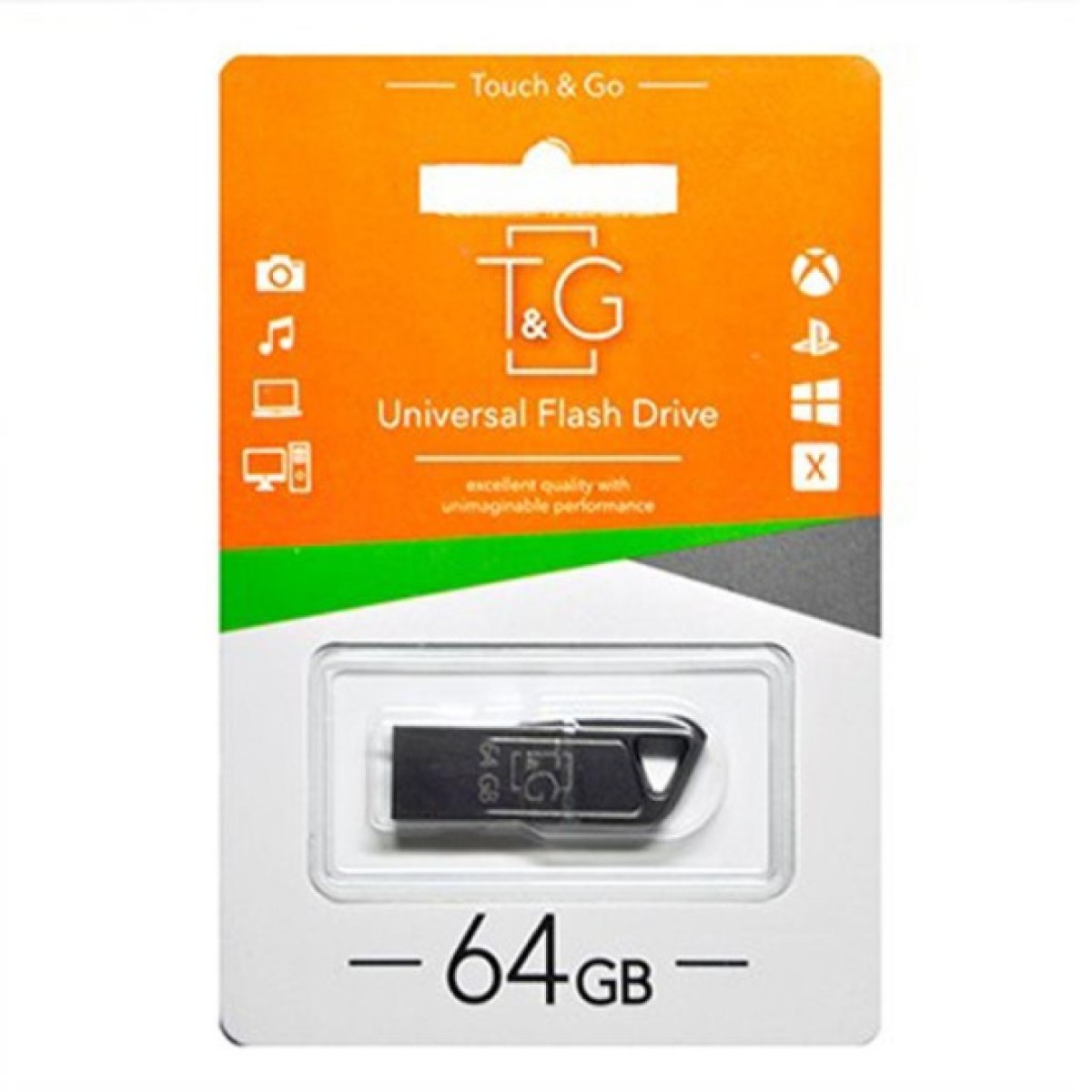 USB флеш накопитель T&G 64GB 114 Metal Series USB 2.0 (TG114-64G) 98_98.jpg - фото 2