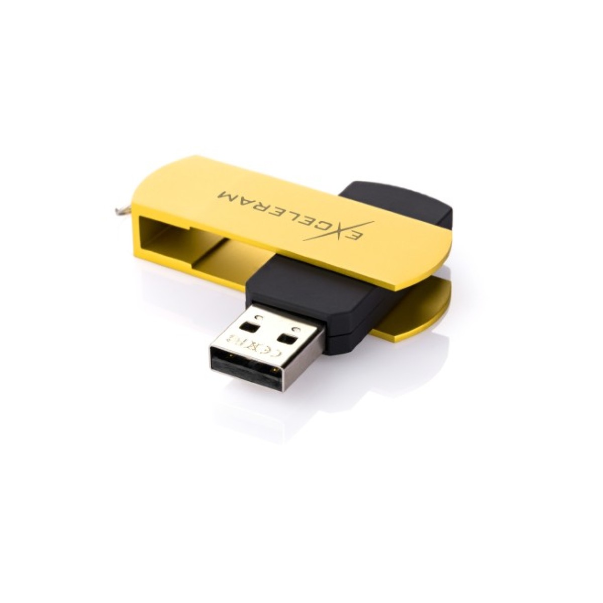 USB флеш накопитель eXceleram 32GB P2 Series Yellow2/Black USB 2.0 (EXP2U2Y2B32) 98_98.jpg - фото 7