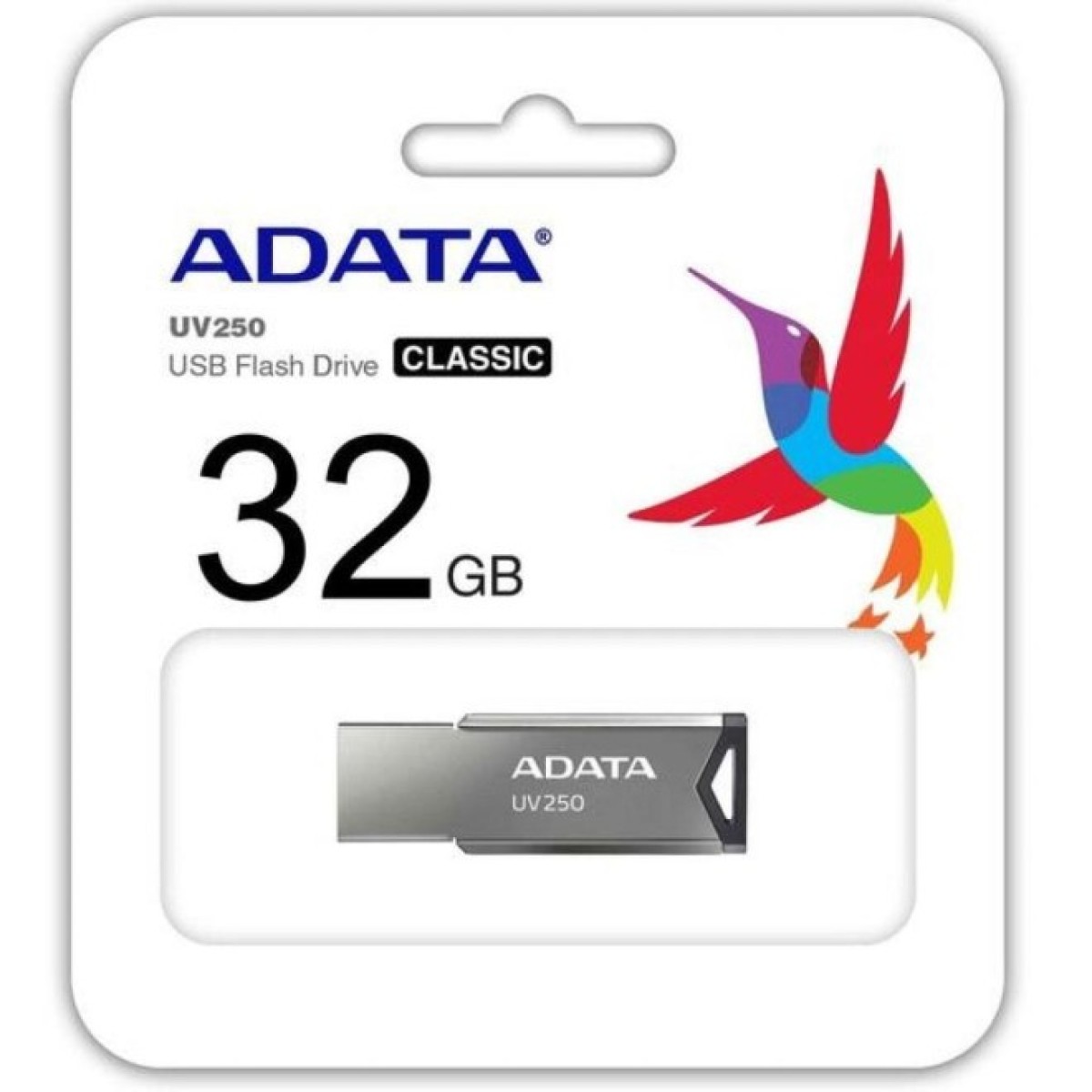 USB флеш накопичувач ADATA 32GB UV250 Metal Black USB 2.0 (AUV250-32G-RBK) 98_98.jpg - фото 4