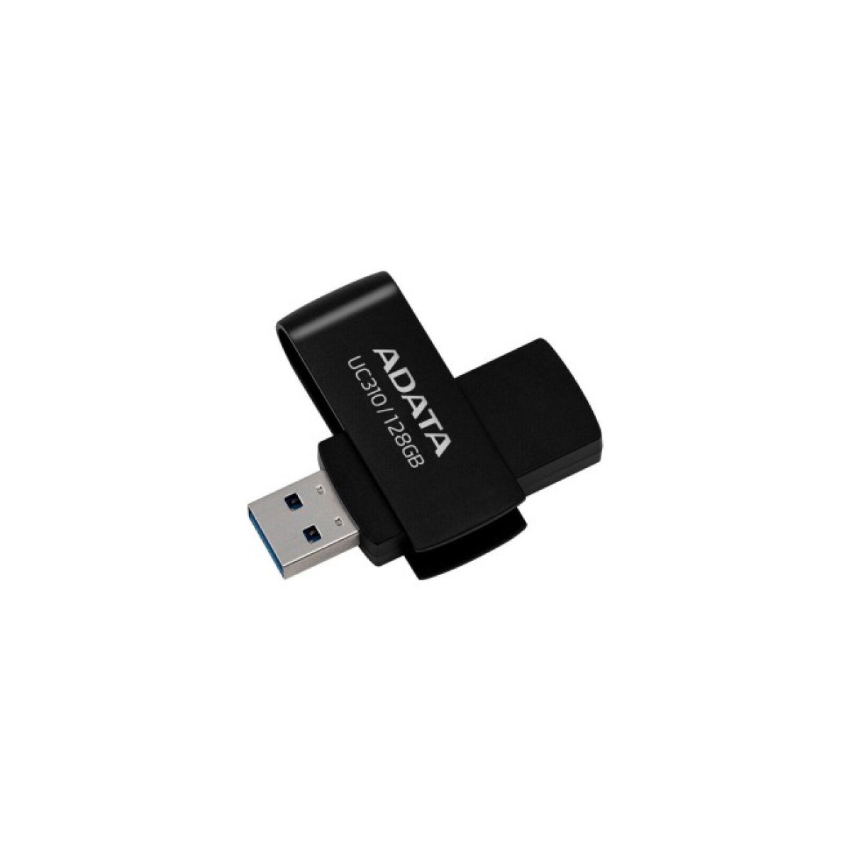 USB флеш накопичувач ADATA 128GB UC310 USB 3.2 Black (UC310-128G-RBK) 256_256.jpg