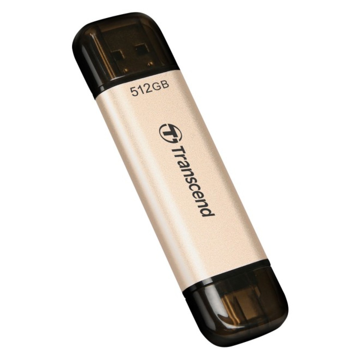 USB флеш накопитель Transcend 512GB JetFlash 930C Gold-Black USB 3.2/Type-C (TS512GJF930C) 98_98.jpg - фото 7