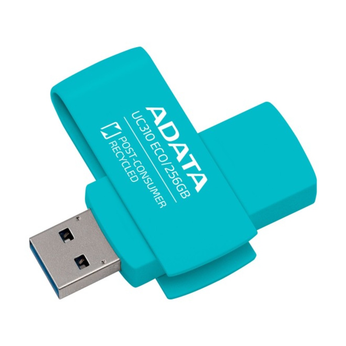 USB флеш накопичувач ADATA 256GB UC310 Eco Green USB 3.2 (UC310E-256G-RGN) 256_256.jpg