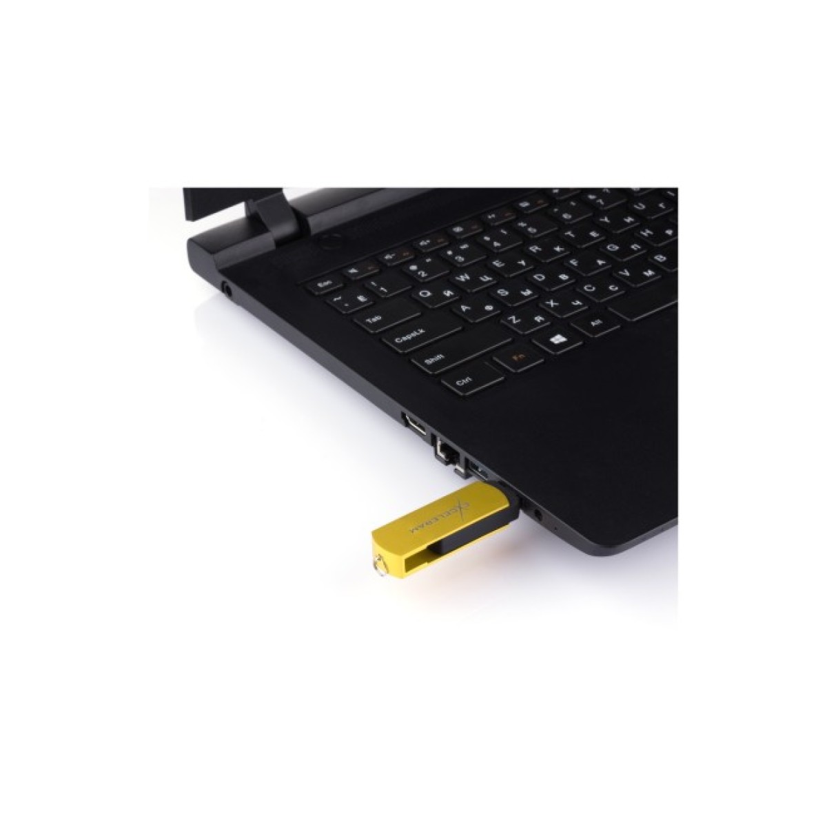 USB флеш накопитель eXceleram 32GB P2 Series Yellow2/Black USB 2.0 (EXP2U2Y2B32) 98_98.jpg - фото 8