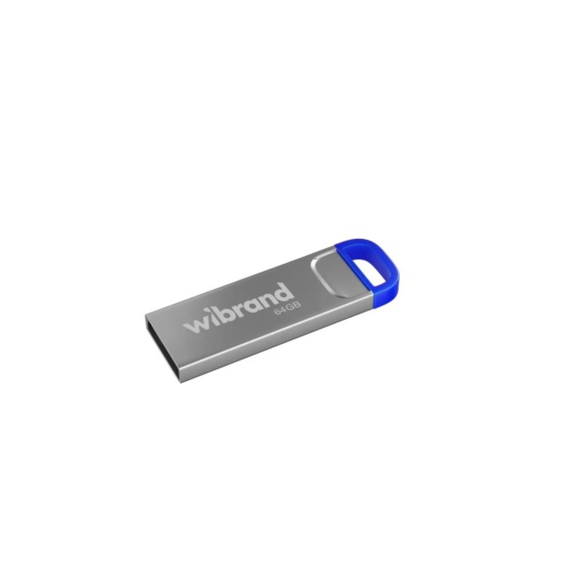 USB флеш накопичувач Wibrand 64GB Falcon Silver-Blue USB 2.0 (WI2.0/FA64U7U) 98_98.jpg - фото 1