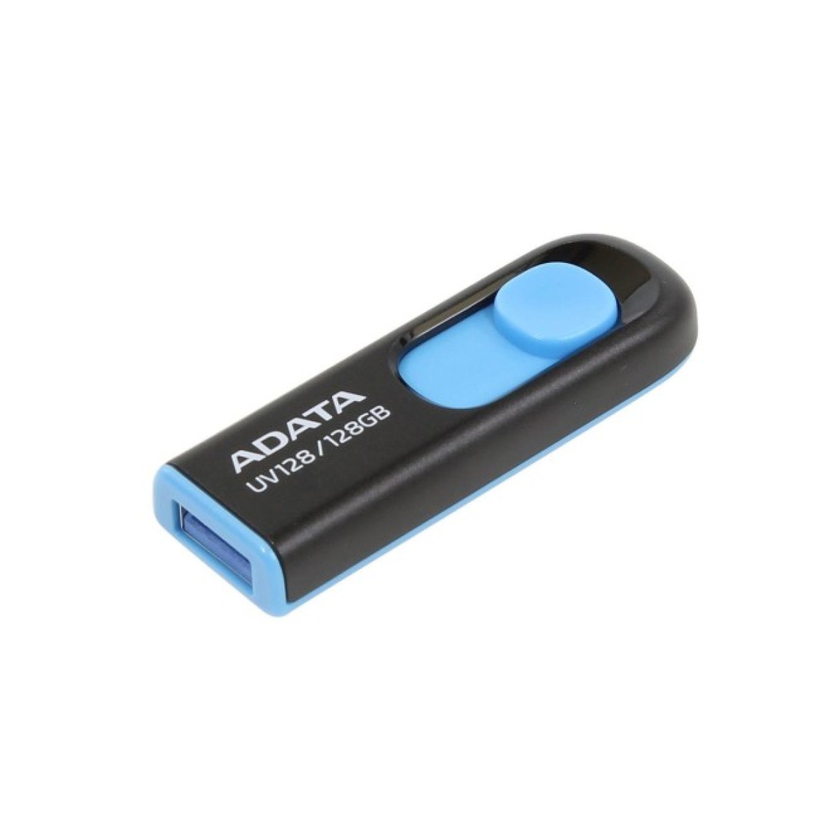 USB флеш накопичувач ADATA 128GB UV128 Black/Blue USB 3.1 (AUV128-128G-RBE) 98_98.jpg - фото 4