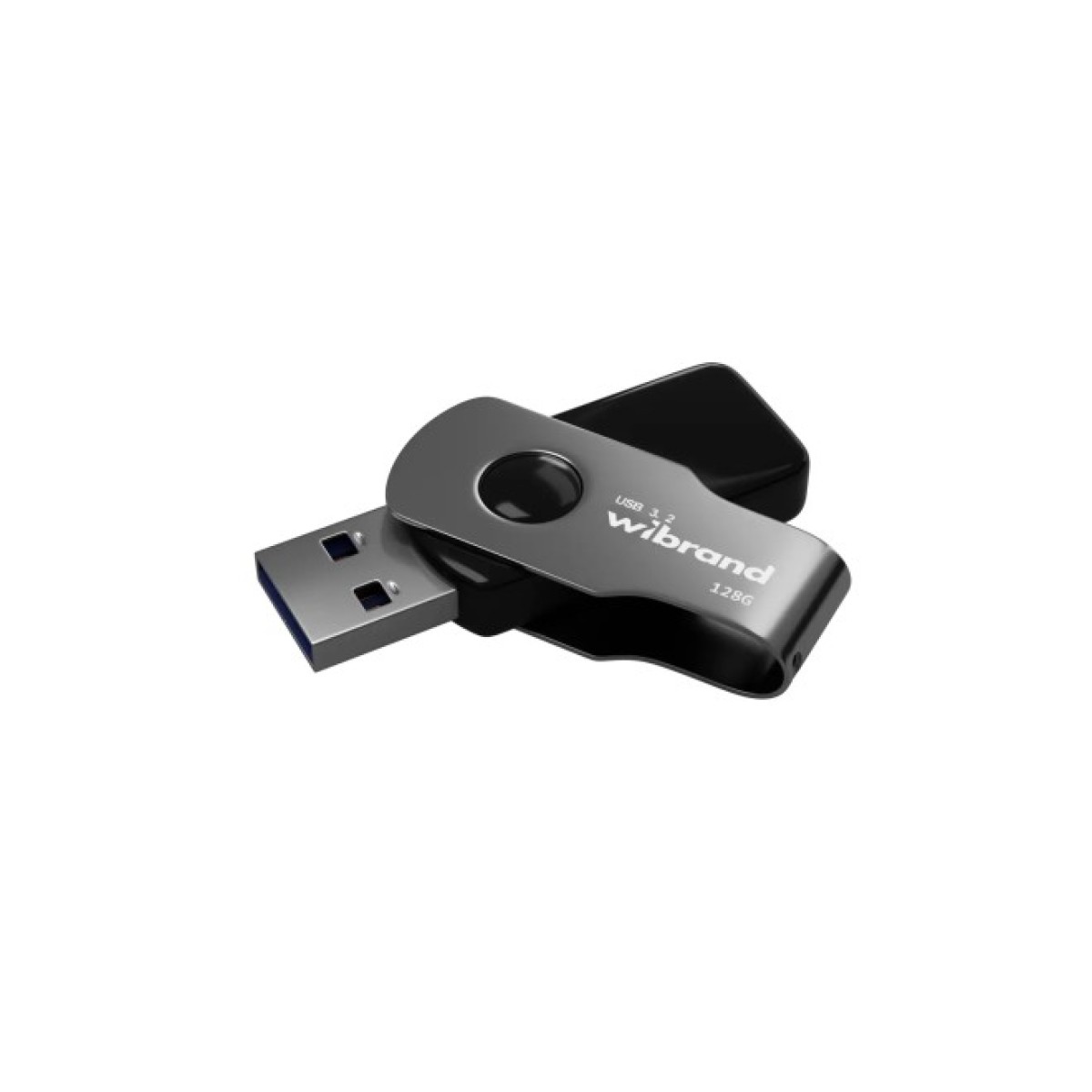 USB флеш накопитель Wibrand 128GB Lizard Black USB 3.2 Gen 1 (USB 3.0) (WI3.2/LI128P9B) 98_98.jpg - фото 1