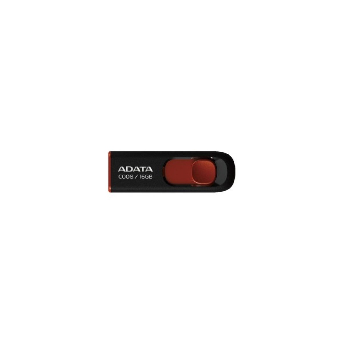 USB флеш накопичувач ADATA 16Gb C008 Black/Red USB 2.0 (AC008-16G-RKD) 256_256.jpg