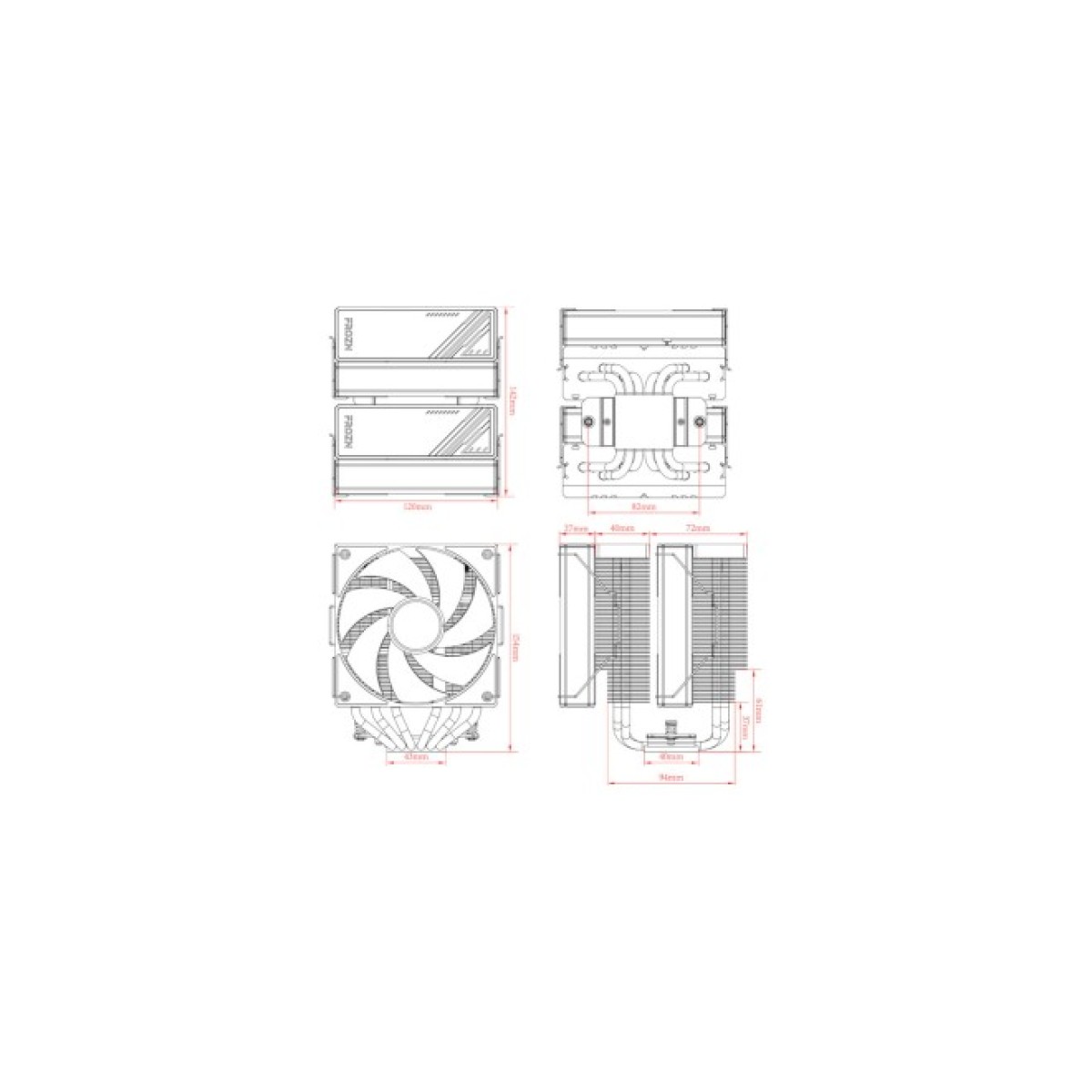 Кулер для процессора ID-Cooling Frozn A620 ARGB (FROZN A620 ARGB) 98_98.jpg - фото 10