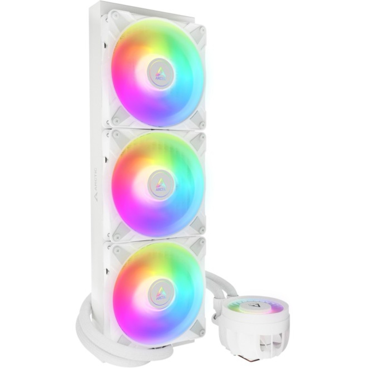 Система рідинного охолодження Arctic Liquid Freezer III - 420 A-RGB White (ACFRE00153A) 98_98.jpg - фото 3