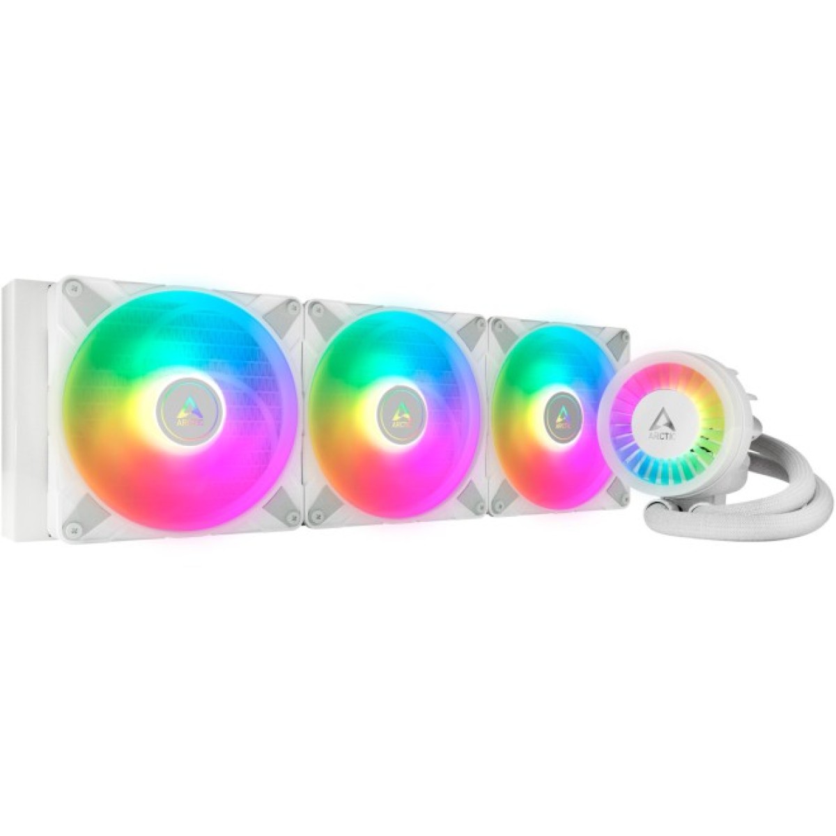 Система рідинного охолодження Arctic Liquid Freezer III - 420 A-RGB White (ACFRE00153A) 98_98.jpg - фото 1