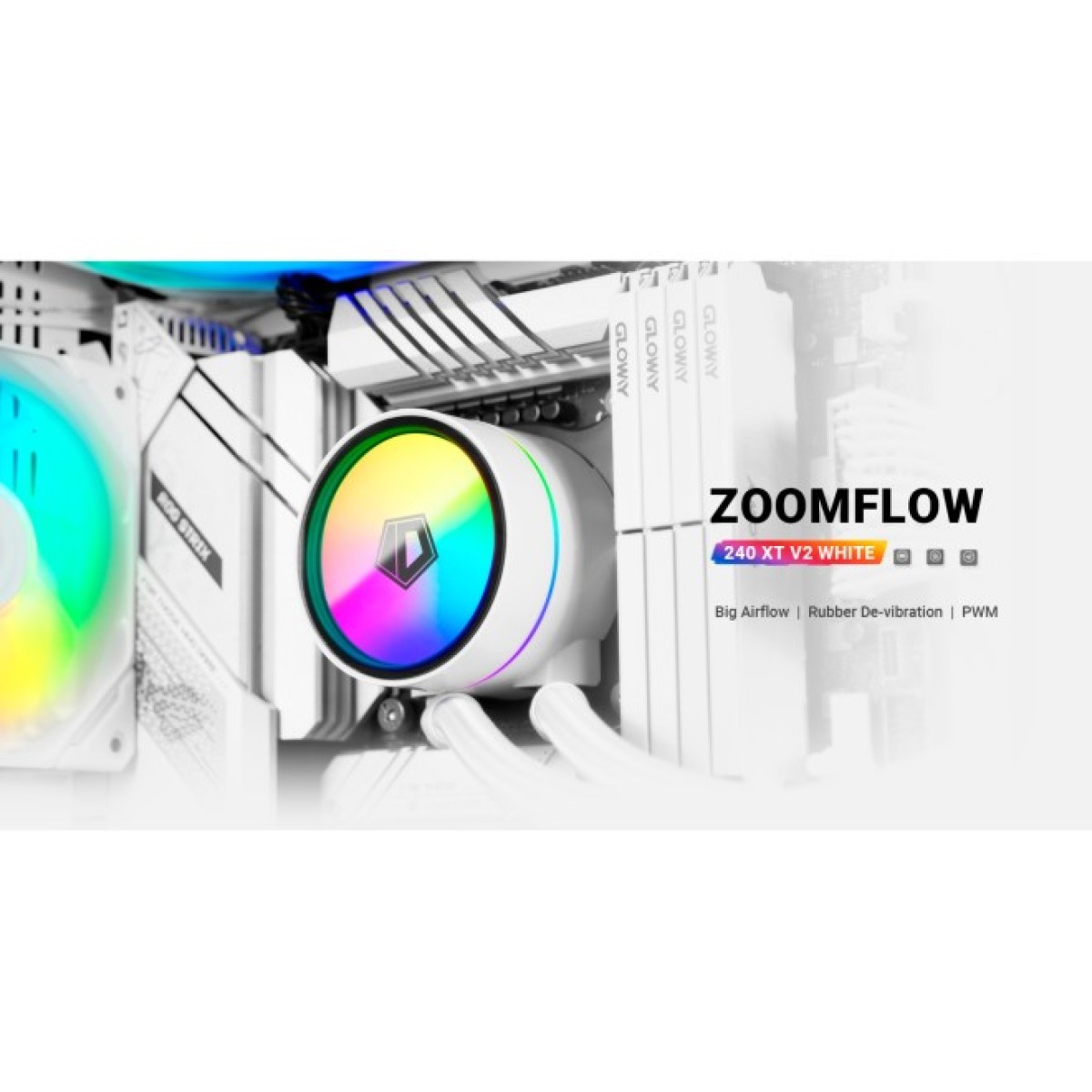 Система рідинного охолодження ID-Cooling ZOOMFLOW 240 XT V2 WHITE 98_98.jpg - фото 7