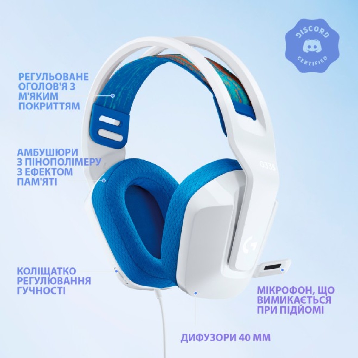 Наушники Logitech G335 Wired Gaming White (981-001018) 98_98.jpg - фото 4