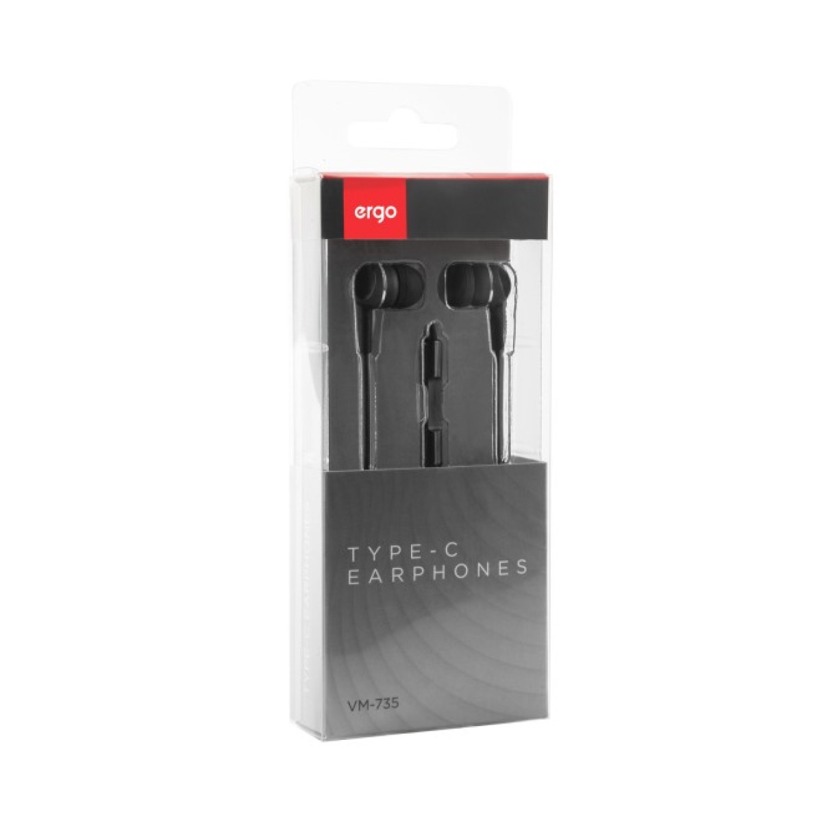 Навушники Ergo VM-735 Type-C Earphones Black (VM-735K) 98_98.jpg - фото 2