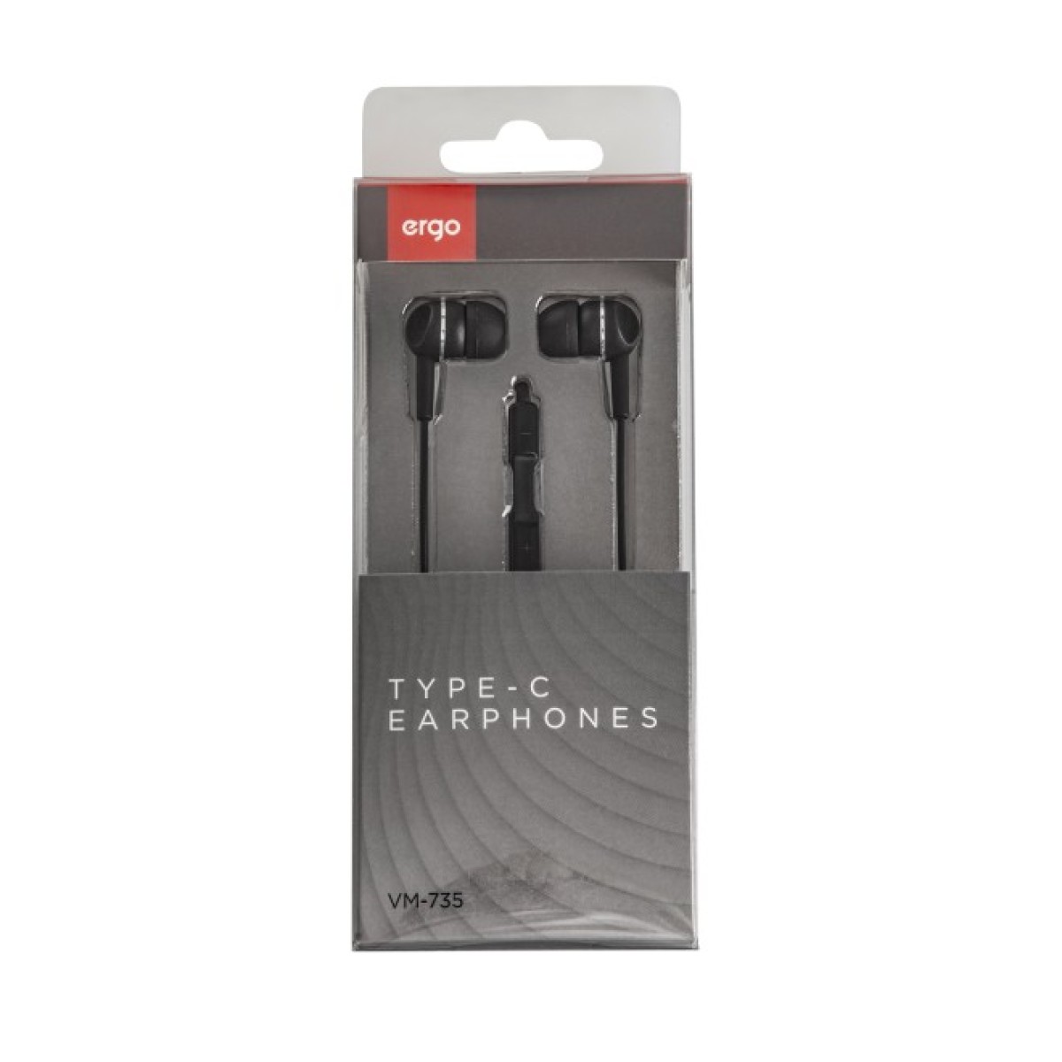 Навушники Ergo VM-735 Type-C Earphones Black (VM-735K) 98_98.jpg - фото 3